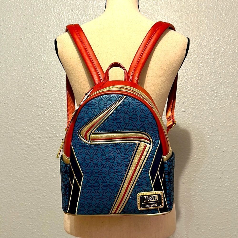 NEW Disney Ms. Marvel loungerfly mini backpack